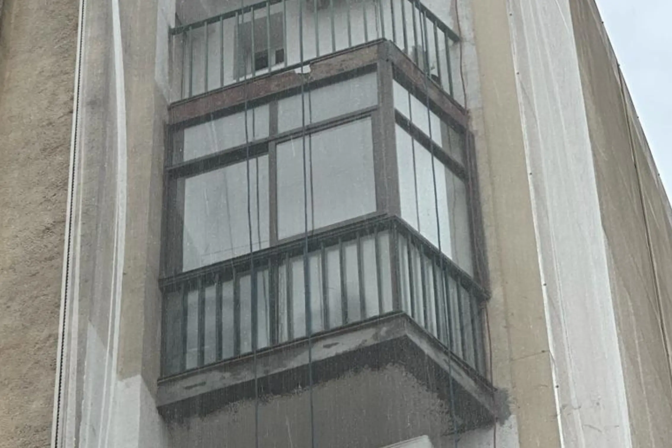 Colocación de redes de protección